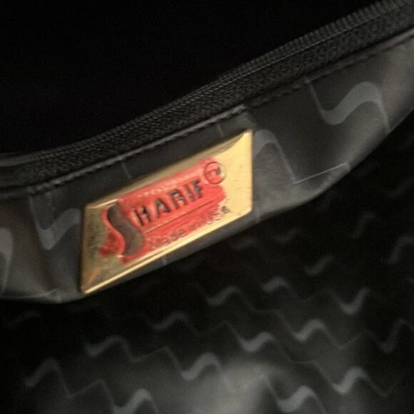 SHARIF VINTAGE PATCHWORK CROC LEATHER CROSSBODY BAG‎ - Picture 5 of 7